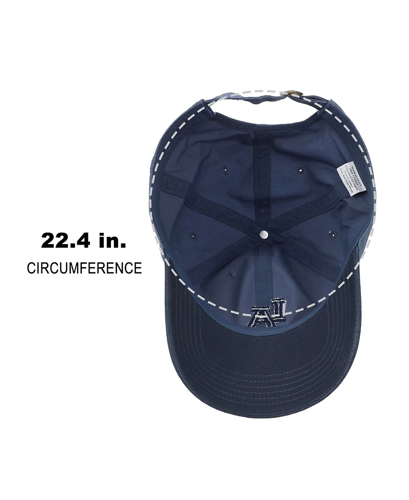 Texas Orange & White Washed Poplin Unstructured Baseball Cap