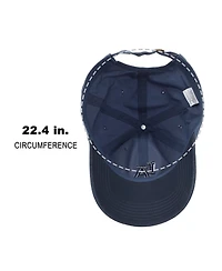Texas Orange & White Washed Poplin Unstructured Baseball Cap