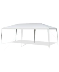 Mecale Awning Tent, Outdoor Gazebo, Canopy with Sturdy Steel Frame, Easy Assembly Large Shelter