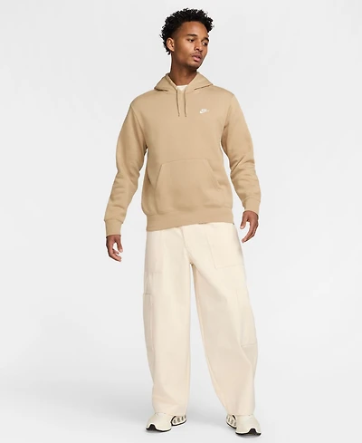 Nike Club Men's Pullover Fleece Logo Hoodie