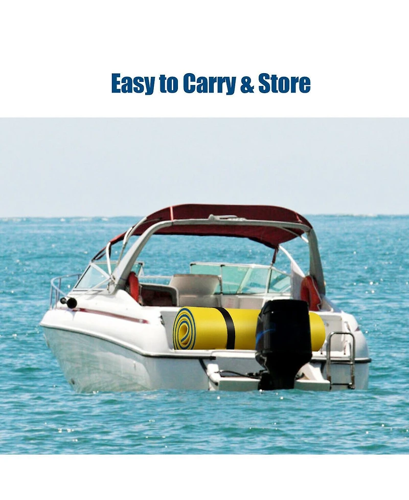 Akiudex 3-Layer Tear-Resistant Relaxing Foam Floating Pad