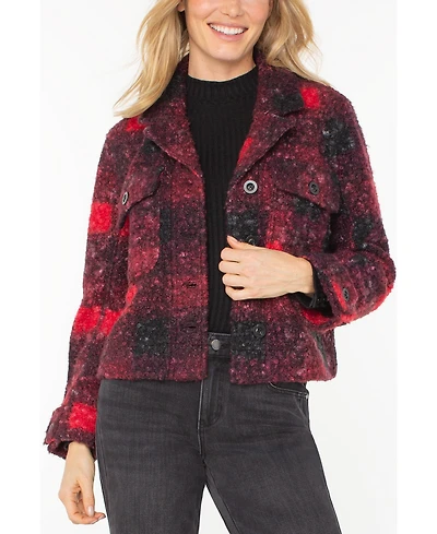 Liverpool Los Angeles Women's Button Front Boxy Shacket