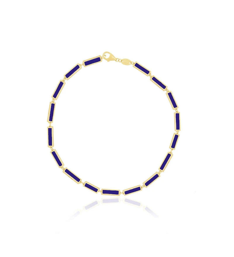 The Lovery Lapis Bar Bracelet 14K Gold