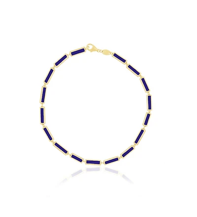 The Lovery Lapis Bar Bracelet 14K Gold
