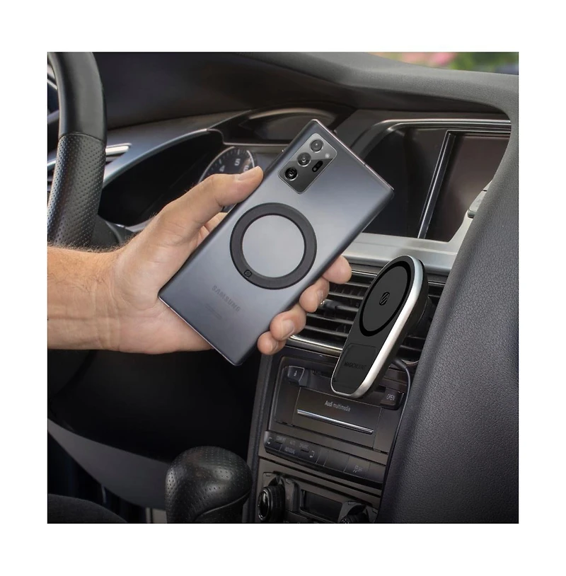 Scosche MagicMount Pro Charge5 Wireless Charging Dash / Vent Mount-Black