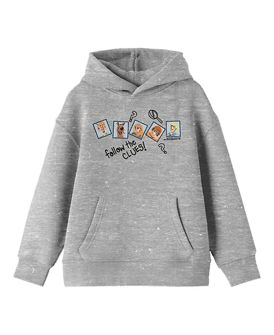 Scooby Doo Boys Mystery Gang Doodles Youth Athletic Gray