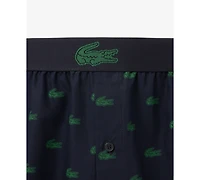 Lacoste Men's 3-Pack Regular-Fit Woven Boxers
