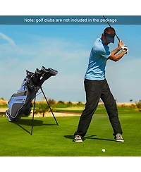Akiudex Lightweight Golf Stand Bag with Dividers and Pockets