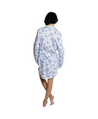 Sant and Abel Women's Skydog Blue Toile Night Shirt