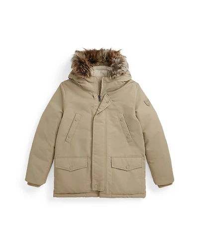 Polo Ralph Lauren Big Boys Faux-Fur-Trim Down Parka