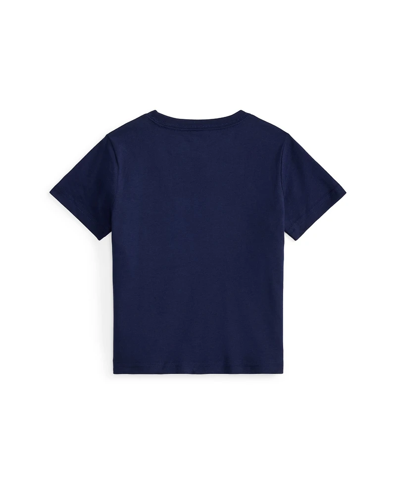 Polo Ralph Lauren Toddler and Little Boys Logo Cotton Jersey Pocket T-Shirt