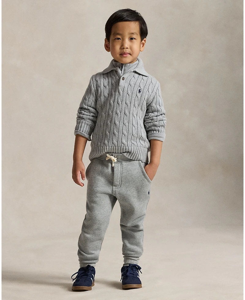 Polo Ralph Lauren Toddler and Little Boys Cable-Knit Cotton Sweater