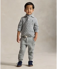 Polo Ralph Lauren Toddler and Little Boys Cable-Knit Cotton Sweater