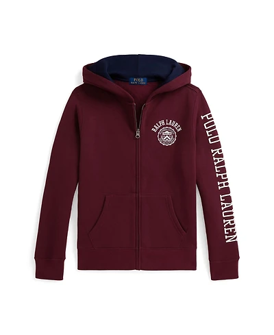 Polo Ralph Lauren Big Boys Logo Fleece Full-Zip Hoodie