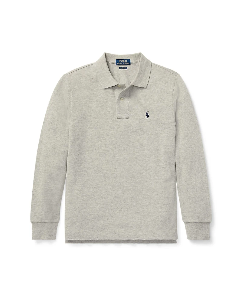 Polo Ralph Lauren Big Boys Cotton Mesh Long Sleeve Shirt