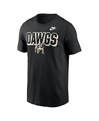 Nike Men's Black Georgia Bulldogs Fashion Bold T-Shirt