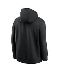 Nike Men's Black West Virginia Mountaineers Fashion Club Pullover Hoodie