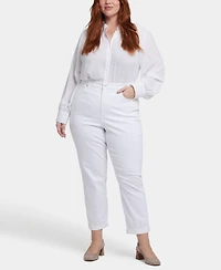 Nydj Plus Margot Girlfriend Pull On Jeans