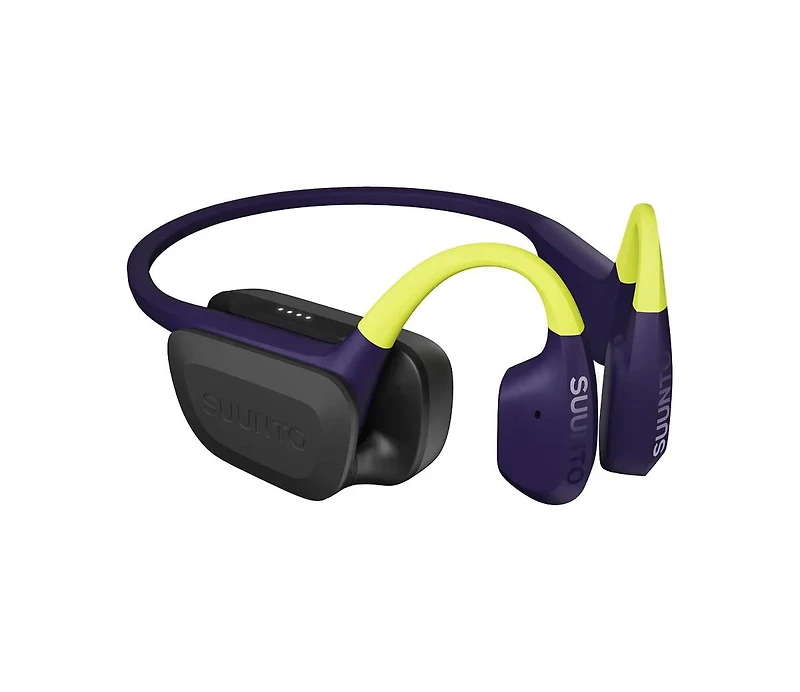 Suunto Aqua Waterproof Open-Ear Swimming Bone Conduction Bluetooth Headphones with Built in MP3 Player - Blue