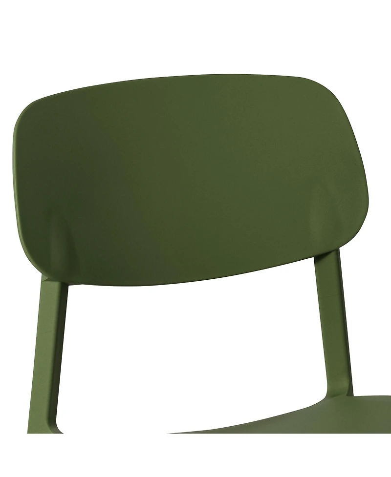 24" Upholstered Saddle Seat Counter Stool