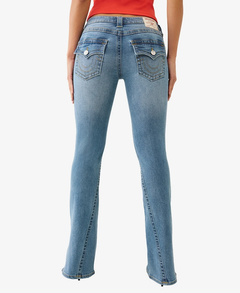 True Religion Women's Joey Low Rise Flare Jeans