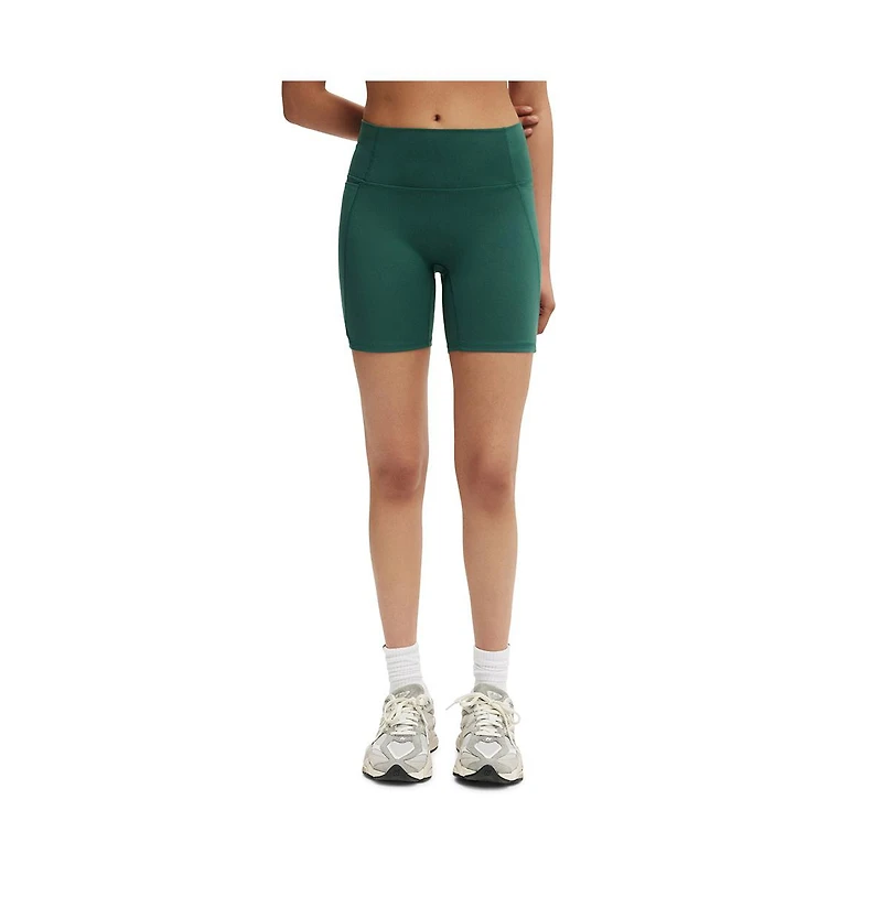 Cotton On Women's Active Ultra Soft Side Pocket Bike Short