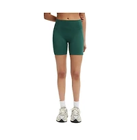 Cotton On Women's Active Ultra Soft Side Pocket Bike Short