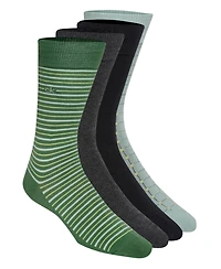 Calvin Klein Men's 4-Pack Assorted Crew Socks Set