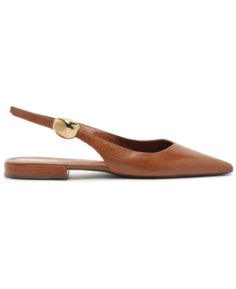 Arezzo Women's Farrah Slingback Ballet Flats