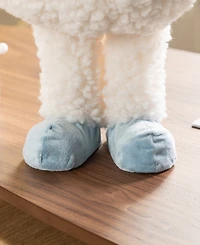 Glitzhome 22" Christmas Fabric Standing Yeti