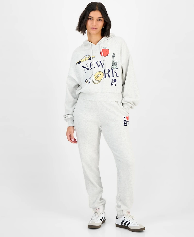 Grayson Threads, The Label Juniors' Nyc Fleece Hoodie