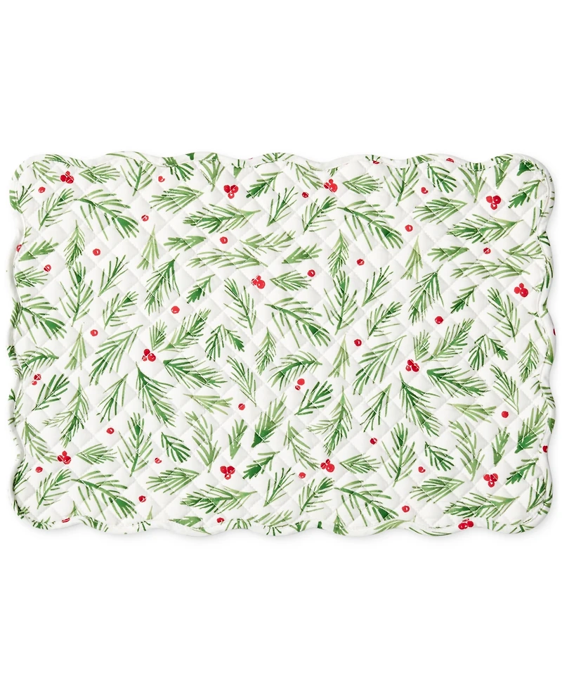 Lenox Reversible Bayberry Quilted Placemat, 13" x 19"
