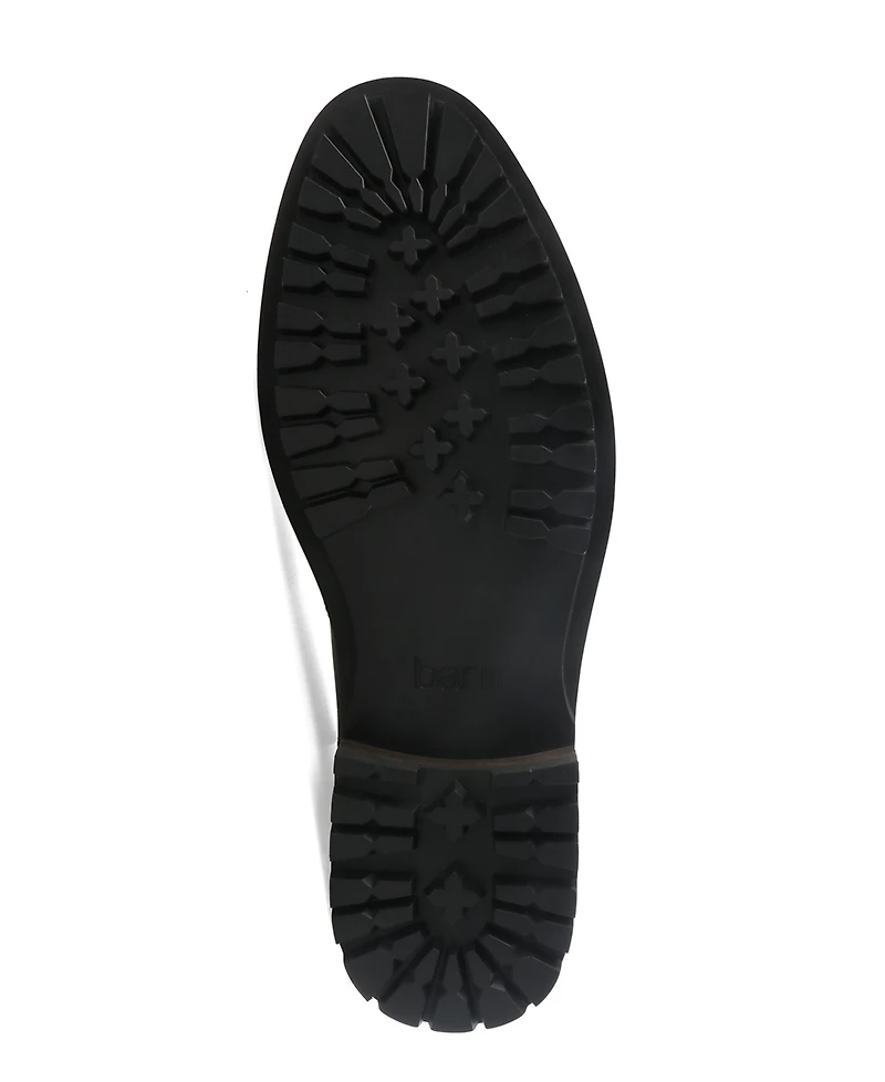 Bar Iii Men's Hughgo Leather Pull-On Block Heel Boots, Macy's Exclusive