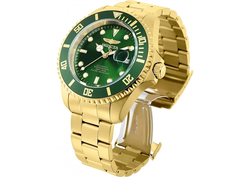 Invicta Men's Pro Diver Automatic 3 Hand Green Dial Watch
