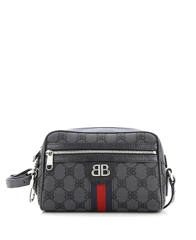 Pre-Owned Balenciaga Mini x Gucci The Hacker Project Camera Bag Bb Canvas