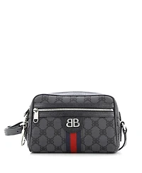 Pre-Owned Balenciaga Mini x Gucci The Hacker Project Camera Bag Bb Canvas