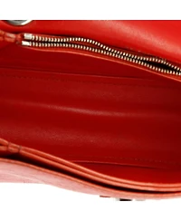 Pre-Owned Balenciaga Small Crush Chain Flap Bag Leather