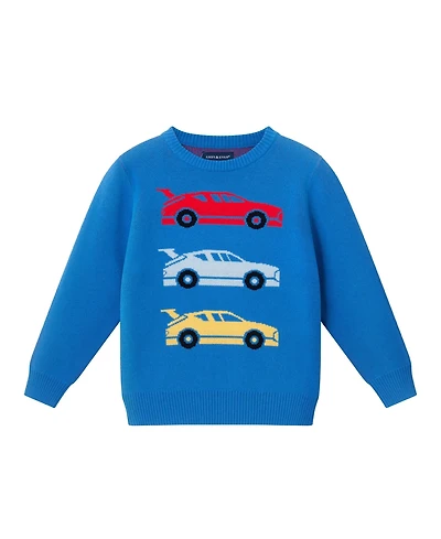 Andy & Evan Toddler/Child Boys Race Car Sweater