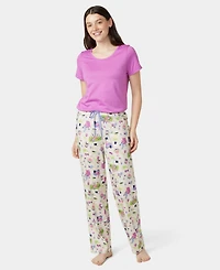 Hue Women's Lounging Flamingos Long Pajama Pants