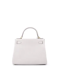 Pre-Owned Hermes Kelly 28 Handbag Light Togo with Gold Hardware