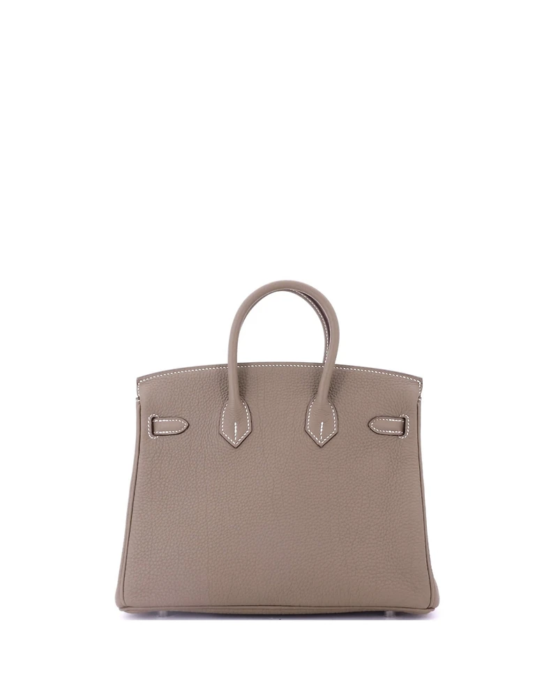 Pre-Owned Hermes Birkin Handbag Togo with Palladium Hardware