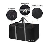 Travel Duffle Bag,96L Extra Large Duffel Bag Lightweight,Waterproof Duffel Bag for Men Women,Black