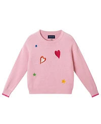 Andy & Evan Toddler Girls Toddler/Child Hearts Chenille Sweater Set