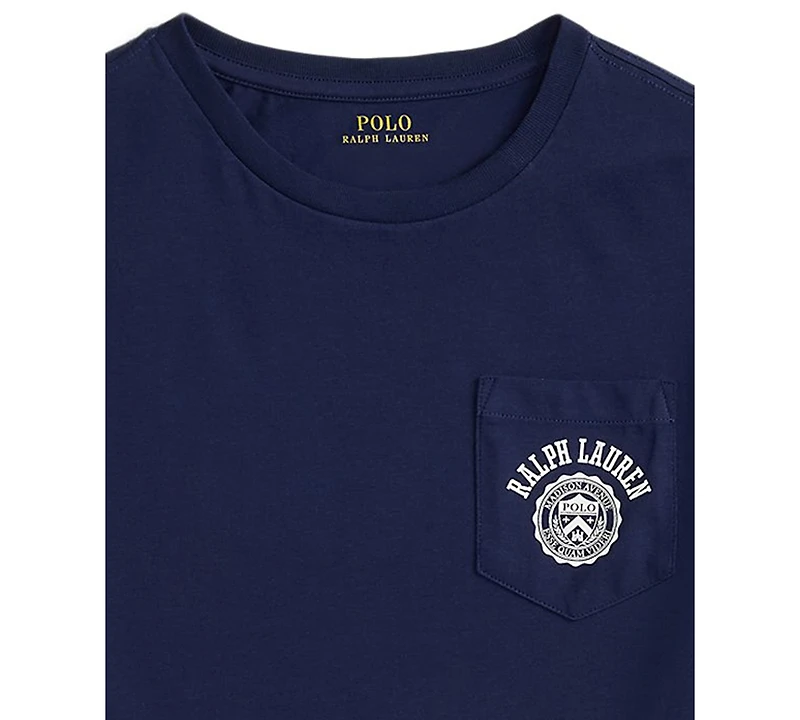 Polo Ralph Lauren Big Boys Logo Cotton Jersey Pocket T-Shirt