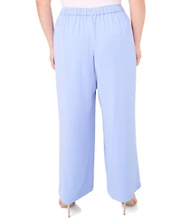 Vince Camuto Plus Wide-Leg Elastic-Waist Pants