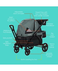 Baby Trend Navigator Pro 2-in-1 Stroller Wagon - Dash Sage