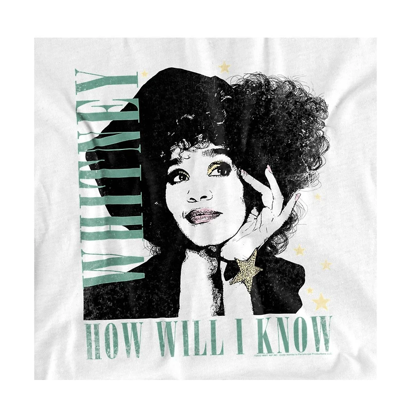 Logovision Men's Whitney Houston How Will I Know T Shirt