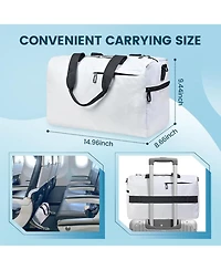Lightweight Gym Bag for Women Man,Water Resistant Duffle Bag for Travel with Wet Pocket,Wear-resistant Weekender Overnight Duffel Bag,Travel Bag Easy