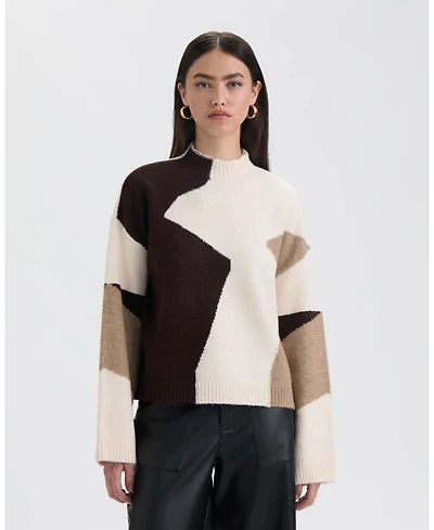 Nvlt Women's Mock Neck Sweater