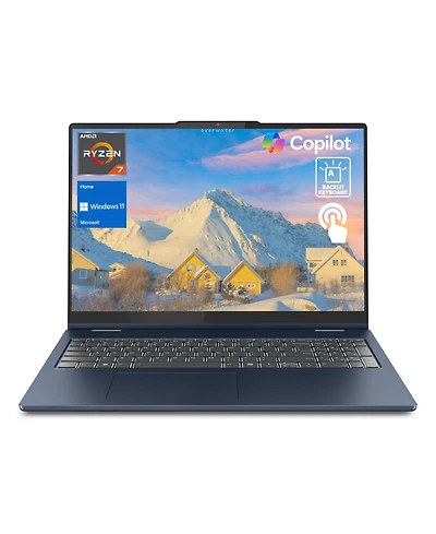 Lenovo IdeaPad Slim 5 16" Premium Traditional Laptop Amd Ryzen Ai 7 350 16GB Ram Amd Radeon Graphics 512GB Ssd Storage Windows 11 Home Fhd+ 60Hz